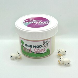 Moo Moo Milk Scented Thicc and Glossy Slime UK seller present toy gift immagine 5