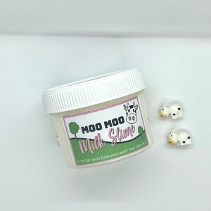 Moo Moo Milk Scented Thicc and Glossy Slime UK seller present toy gift immagine 6