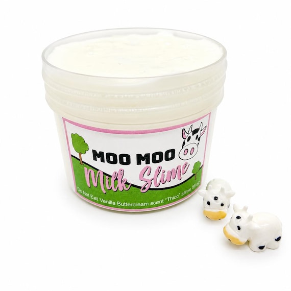 Moo Moo Milk Scented Thicc and Glossy Slime UK seller present toy gift