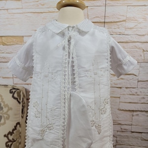 Baby Boy Christening Outfit, White Blessing or Baptism Outfit, Boy Baptism Outfit, Four Pieces Traje Modelo Español de 4 piezas Color Blanco
