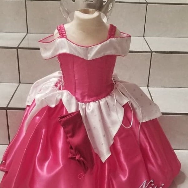 Free Shipping!! Sleeping Beauty Dress or Costume, Baby Girl Dress, Princess Aurora for Birthday