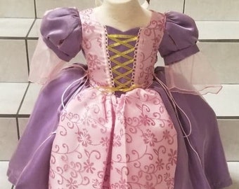 Free Shipping!! Beautiful Girl Rapunzel  Dress or Rapunzel  Costume