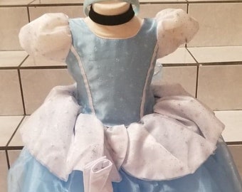 Free Shipping!! Beautiful Cinderella Dress or Cinderella Costume, Baby Girl Dress