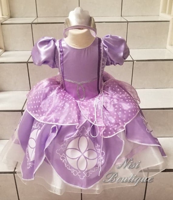 Free Shipping Princess Sofia Dress or Costume Princess -  Ireland