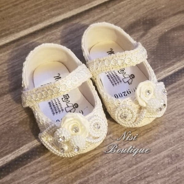 Ivory Baby Shoes Etsy