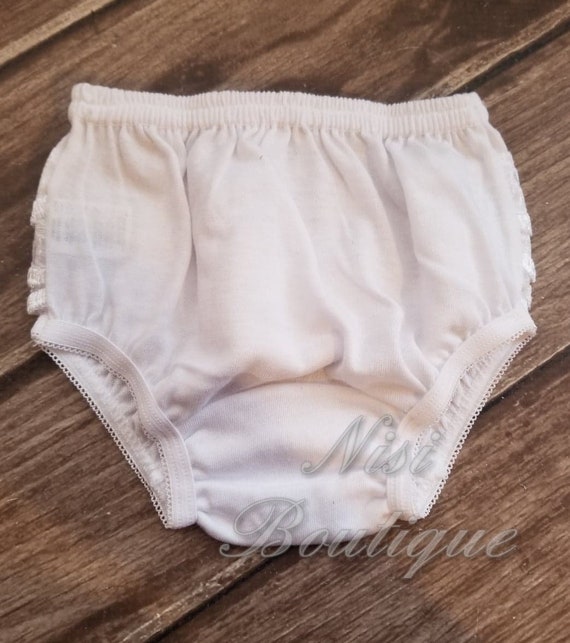 Toddler Size 3 White Panty Diaper Cover Christening Baptist Pageant 