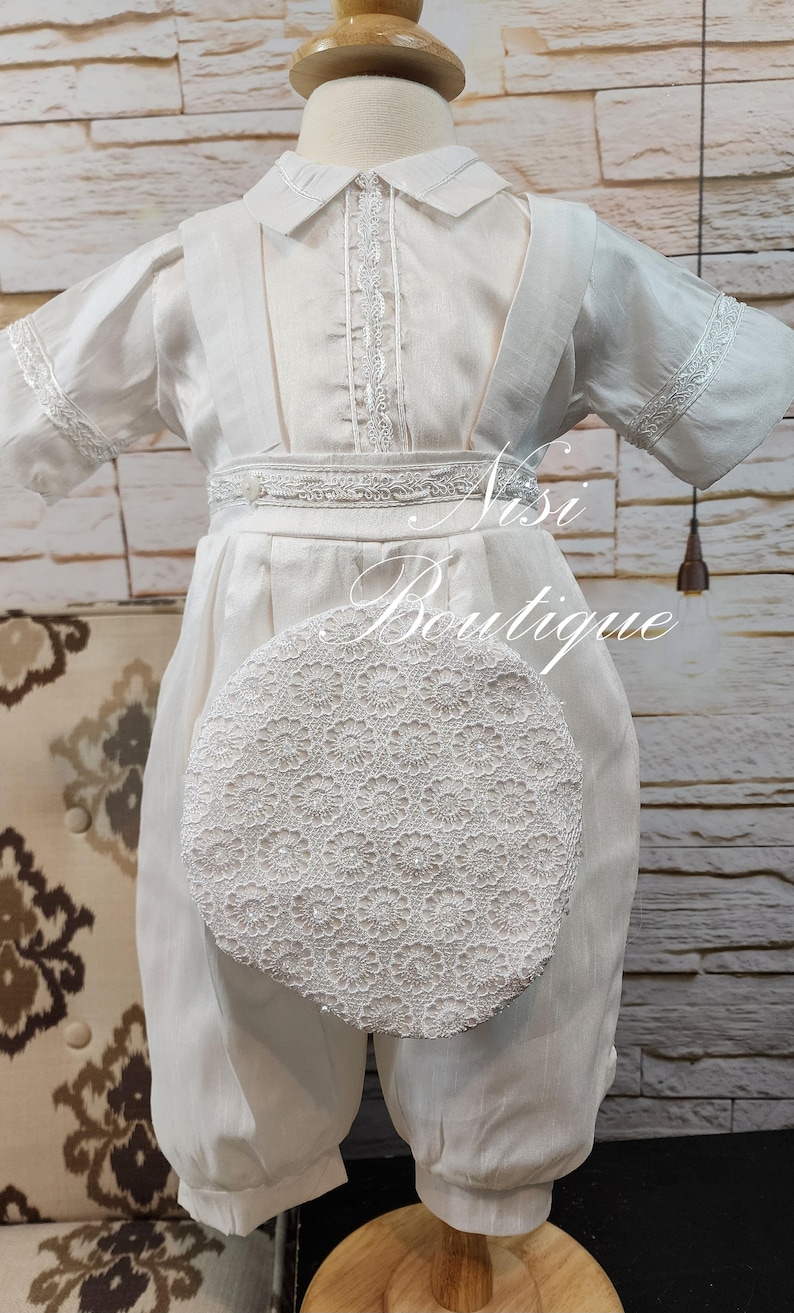 Baby Boy Christening Outfit Prince Model, White Blessing or Baptism ...