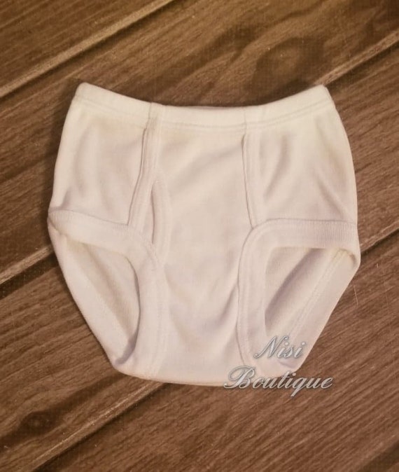 Baptism Briefs, Christening Boys Briefs, Baby Briefs, White Baby Boy, 100%  Cotton Good Quality or Any Occasion, Truza Niño, De Algodon. 