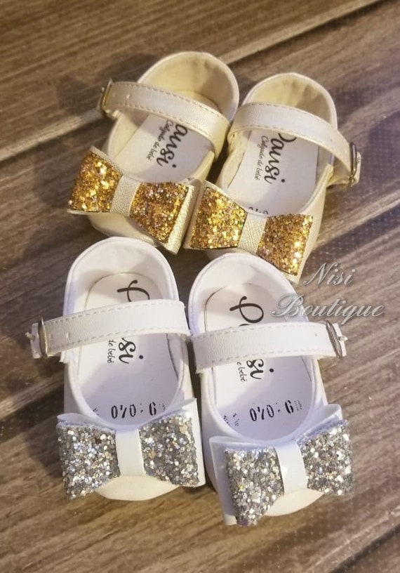 silver shoes baby girl