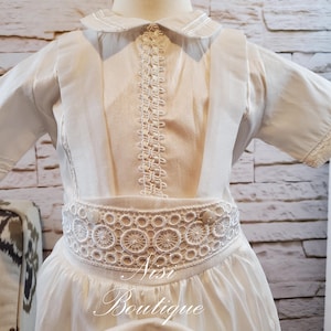 Baby Boy Christening Outfit 9 Pieces Set, White Blessing or Baptism ...