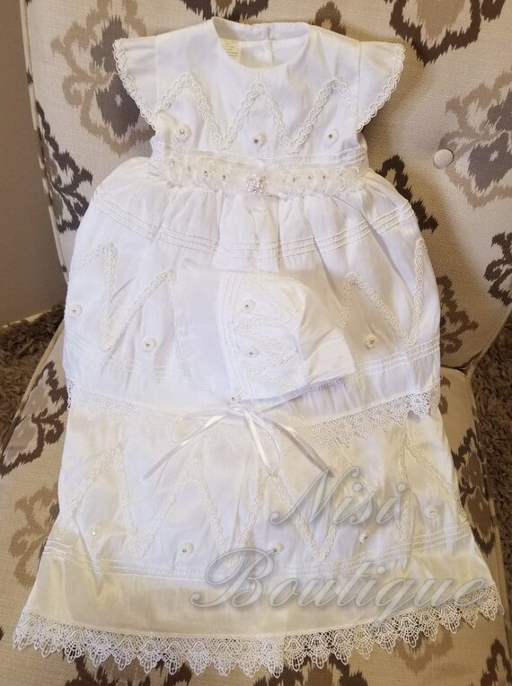 Beautiful Baptism Dress, Christening Gown, Baby Gi