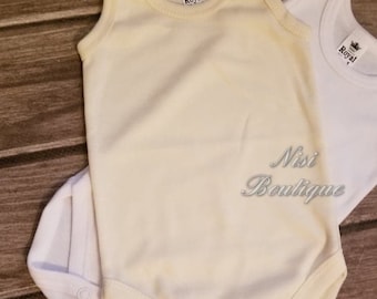 Buy Baby Bodysuit Sleeveless, Boy or Girl Baby Bodysuit, Solid