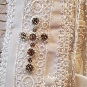 Baby Boy Christening Outfit 9 Pieces Set, White Blessing or Baptism ...