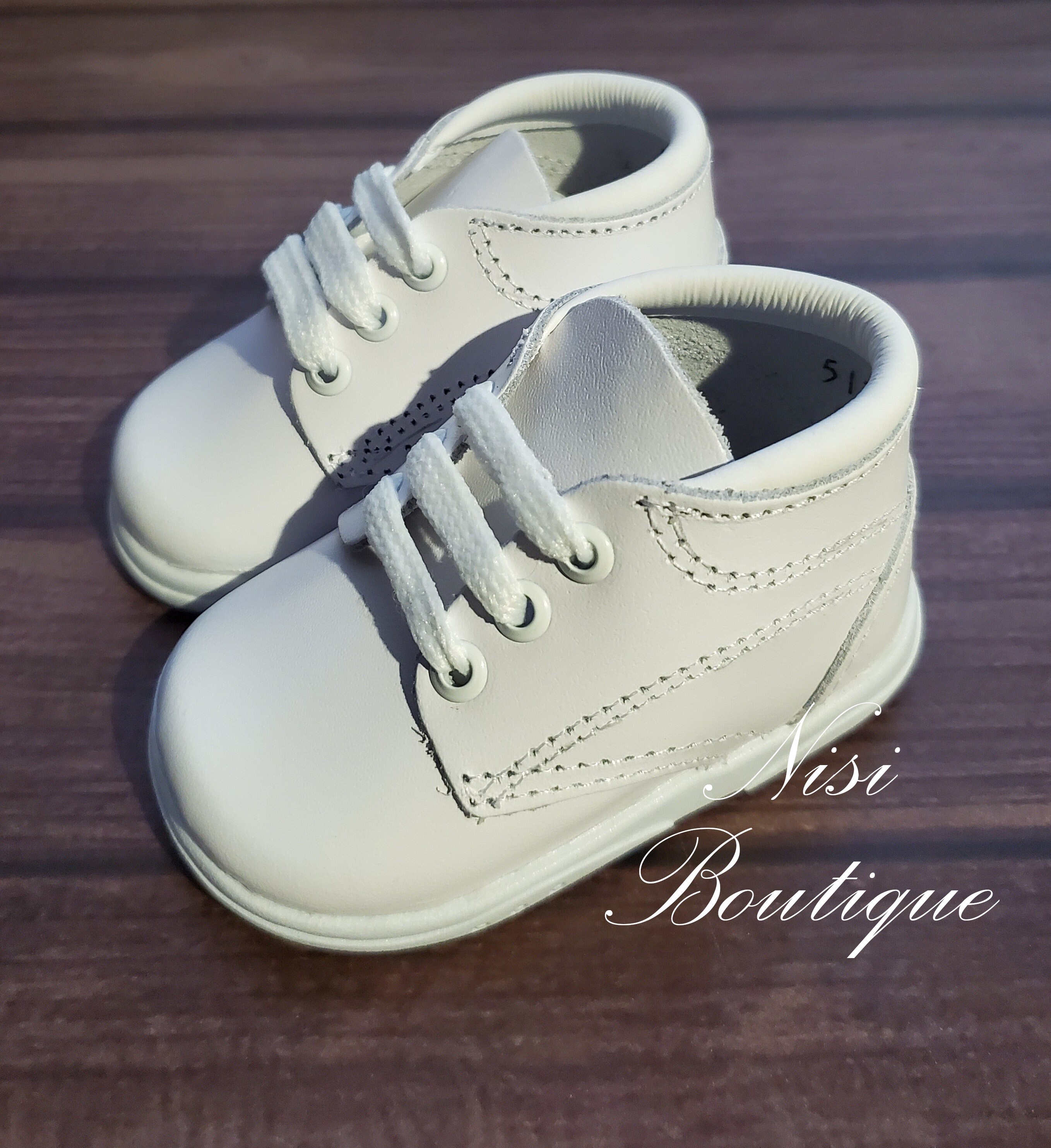 Beautiful Baptism or Any Occasion Baby Boy Shoes White Etsy
