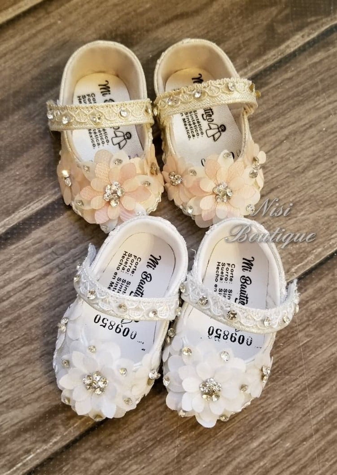 Nihao Baby Girl H-2-white Shoes Lace Mary-Jane-Flats 0-3 Months Mary Jane