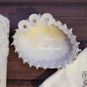 Baby Boy Christening Outfit 9 Pieces Set, White Blessing or Baptism ...