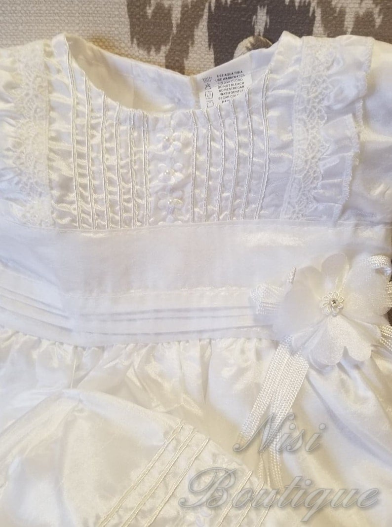 Special Ocassion Dress Baby Girl White Dress Christening Gown Baptism Dress