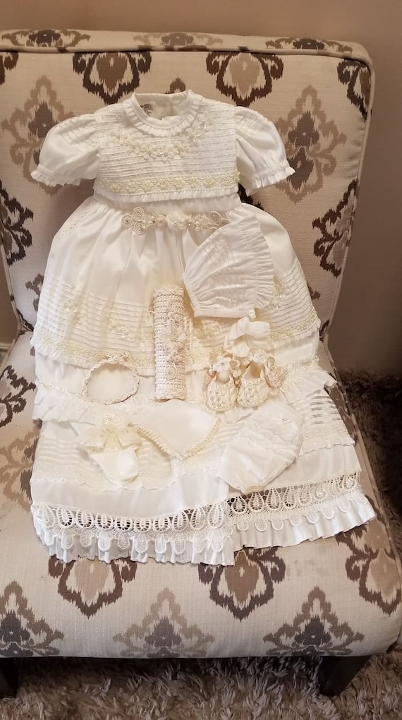 ivory baptism dress