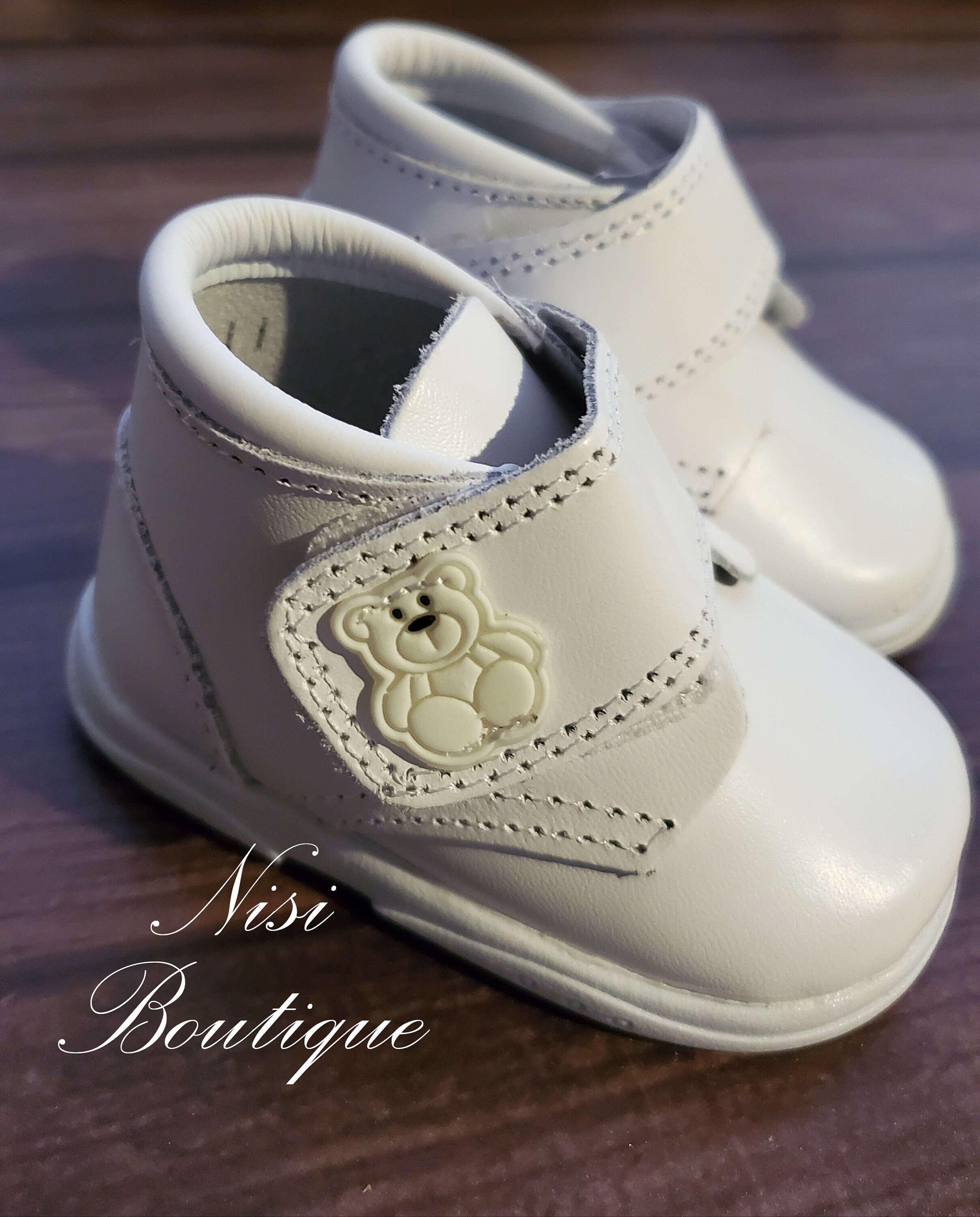 Beautiful Baptism or Any Occasion Baby Boy Shoes White Etsy
