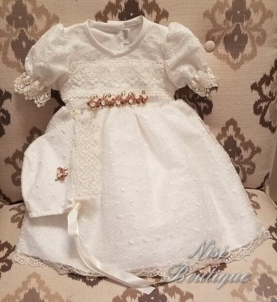 ivory baptism dress