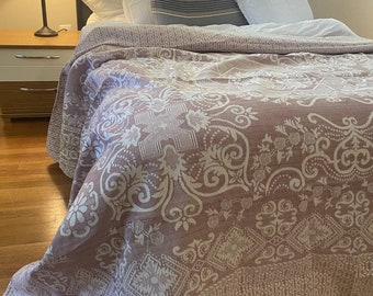 Emek Turkish Cotton Blanket Cal.King, King, Queen quilt, coverlet Blanket, Cotton Bed Cover, Bedspread
