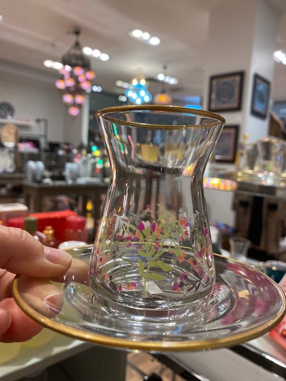 Set di bicchieri da tè turco dal design speciale, regalo di San
