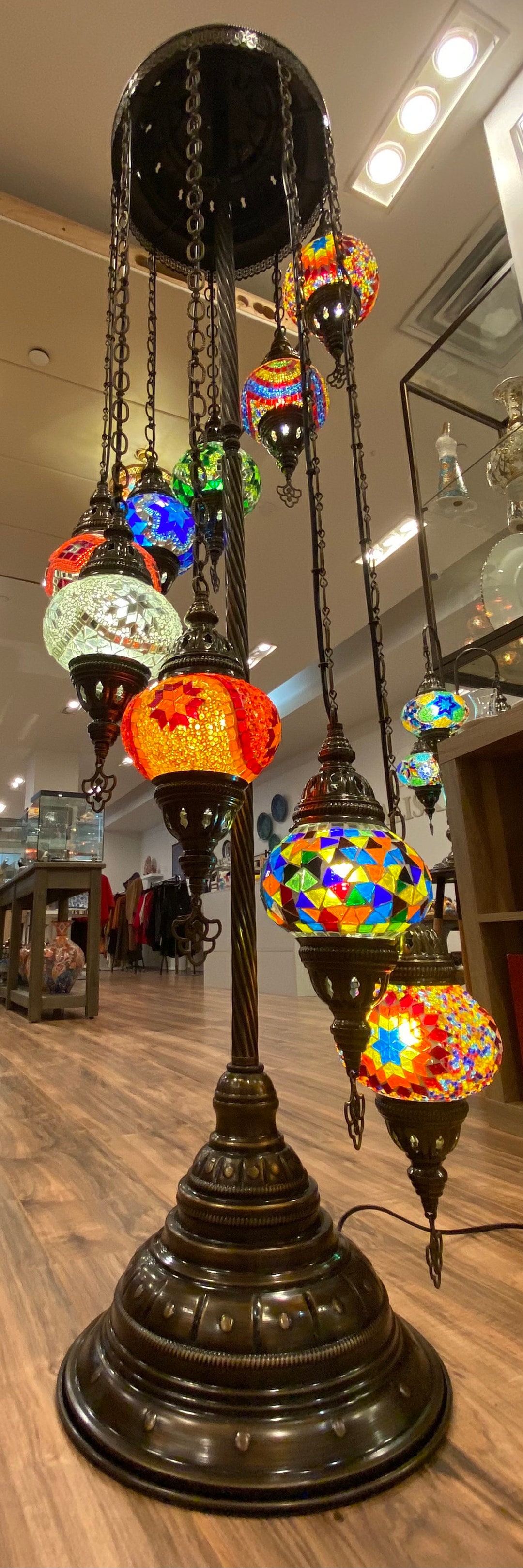 【HERMOSA】TURKU FLOOR LAMP S ハモサ Hortsun Turkish Lamp Moroccan Floor Lamp Handmade Globe