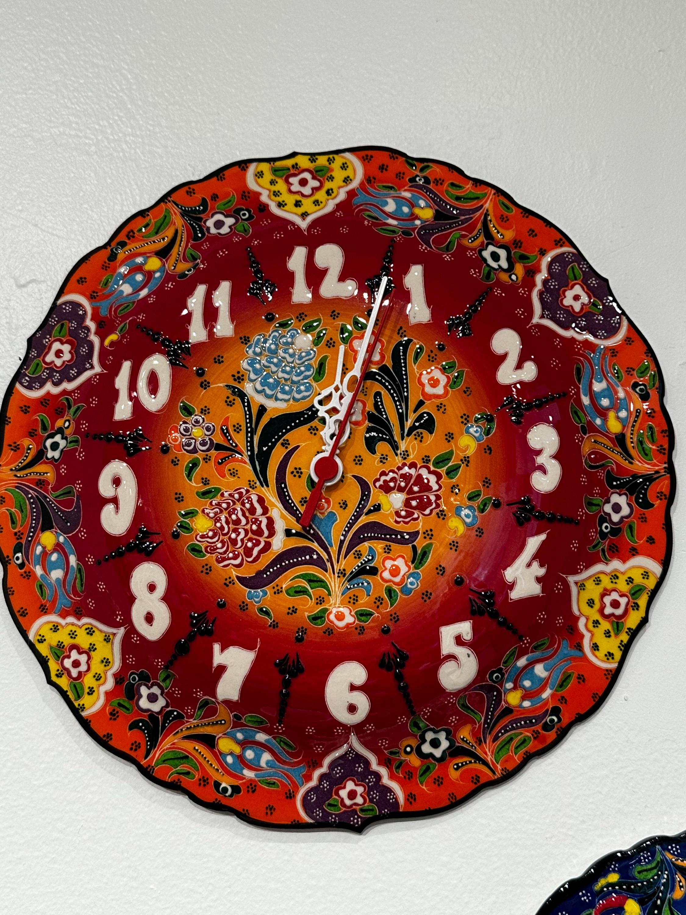 Handmade Ceramic Wall Clock - Etsy
