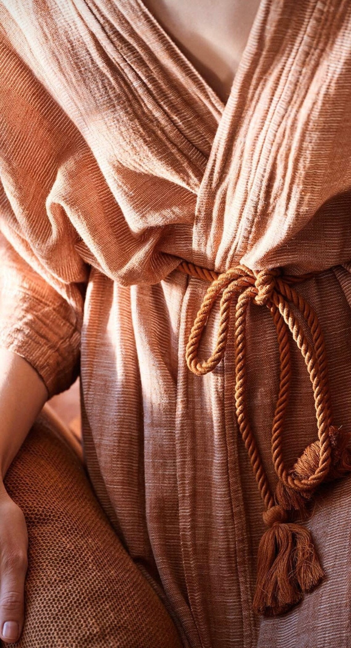 Turkish Cotton Natural Kimono main image 0