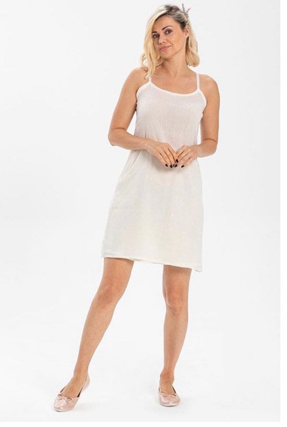 white underdress slip