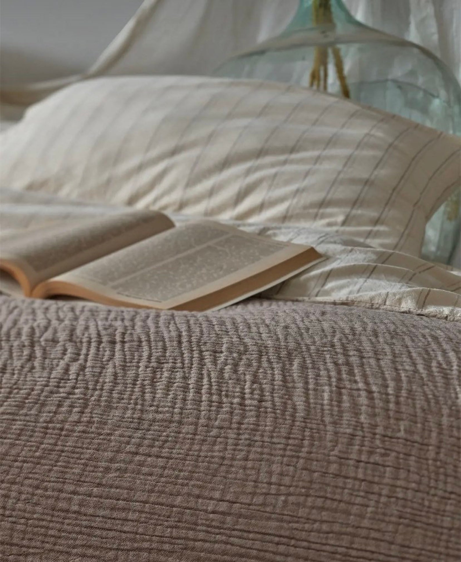 Cotton Muslin Duvet Set Super Soft Quilt Brick Redcotton Etsy