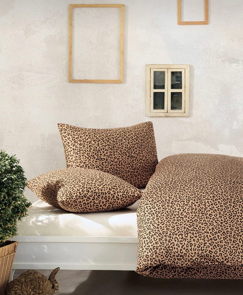 Leopard Bed Sheets - Etsy Leopard Bed Sheets - Etsy