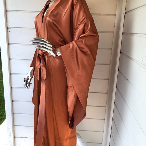 Burnt Orange Kimono Soft Natural Duster Cardigan Bridesmaid Etsy