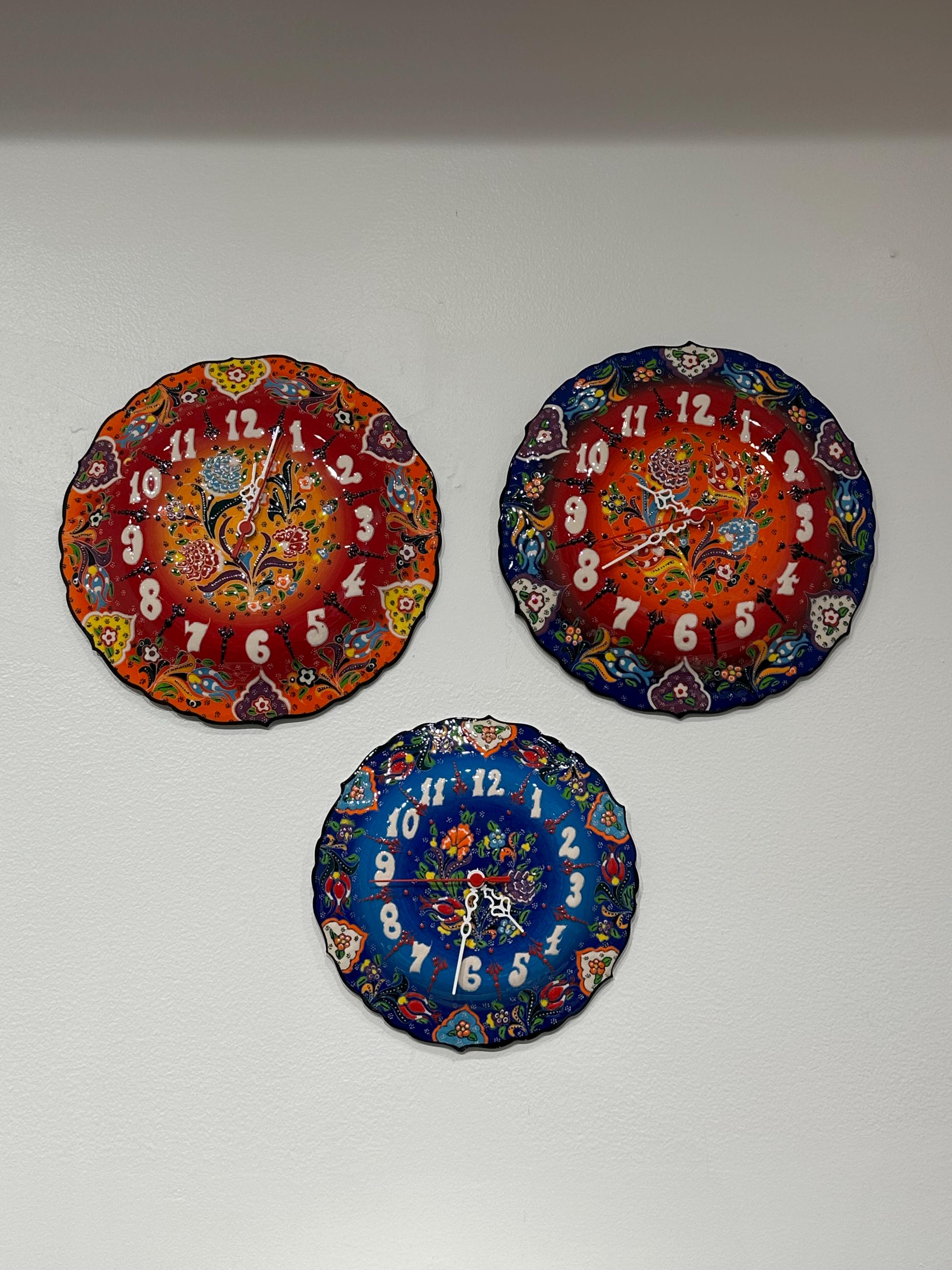Handmade Ceramic Wall Clock - Etsy