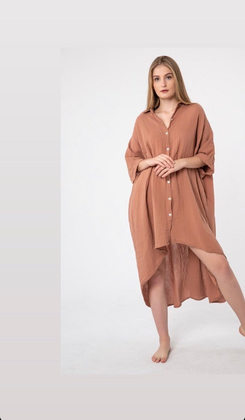 cotton autumn dress Plus Size Women Vintage Print lightweight tencel Cotton Long Dress, Oversized Cotton
