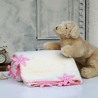 Cobertor Minky Para Bebê Civarua Kids - Design Floral Rosa