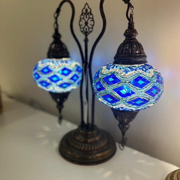 Turquoise Mimi Lamp