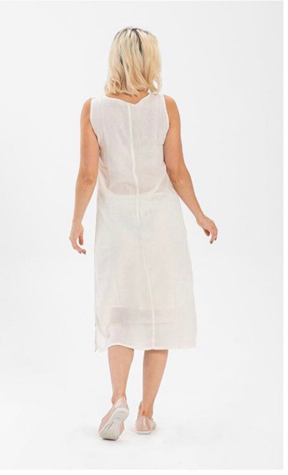 Organic cotton top slip dress