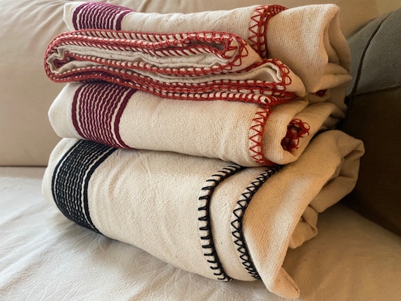 Zeynep Linen Cotton Throw Blanketsoft 