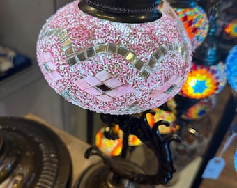 その他 vintage Turkish Lamp Turkish-Mosaic-Table-Lamp-