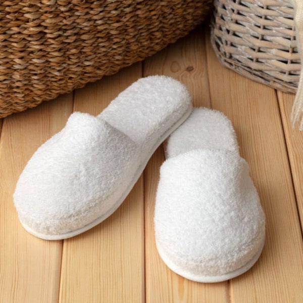 Turkish cotton terry cloth towel slippers, spa slippers, lounging terry slippers, customized slippers,Mother's Day Gift