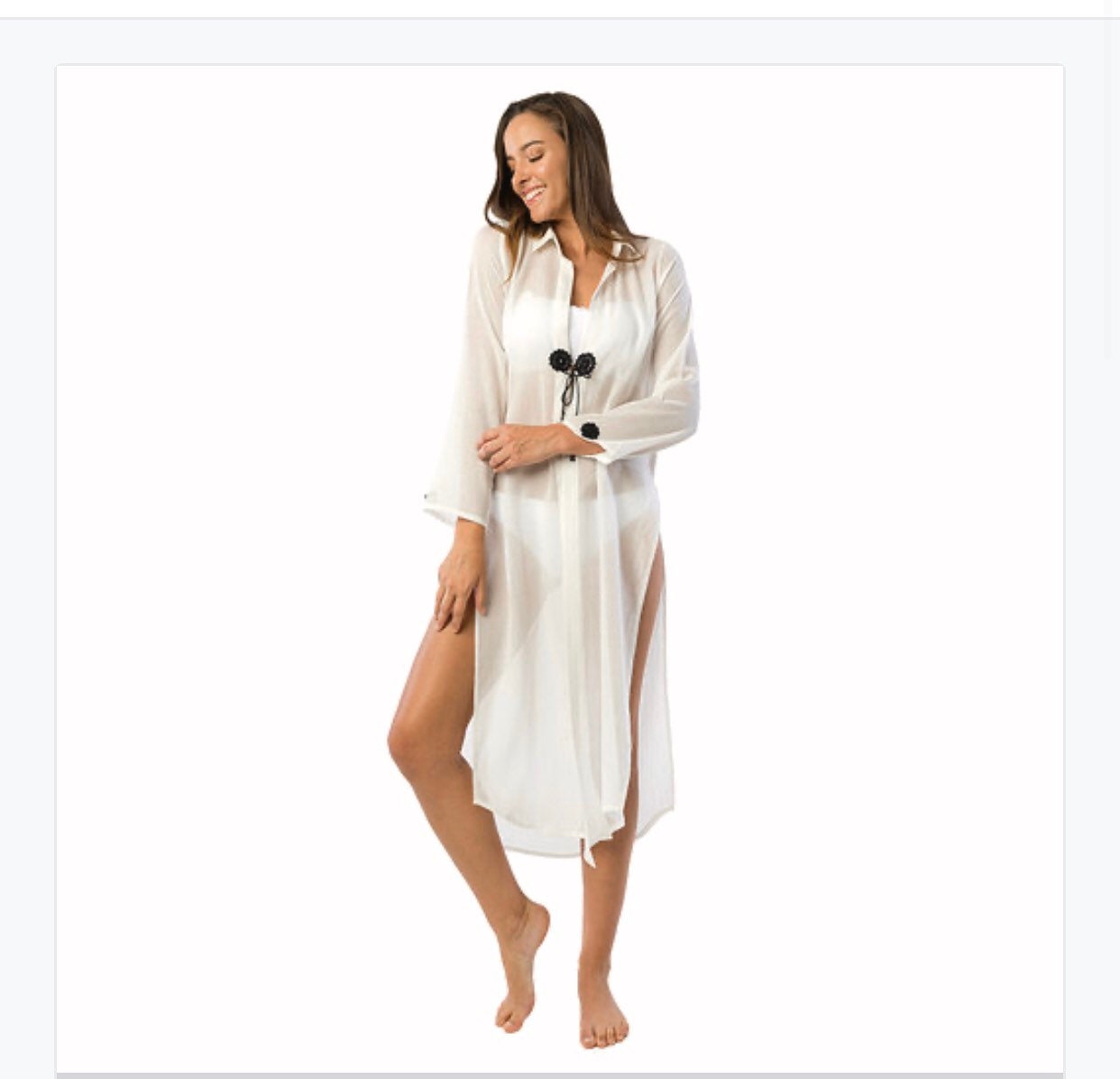 Kaftan Dress Long Sleeve Beach Cover 