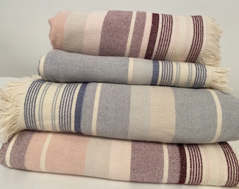 Turkish Cotton Terry Towel, Bath towel, Beach Towel, 68”/37”, Super Soft Hand/Face Towel, 38”/17”, Turkish Cotton Towel Gift Gift