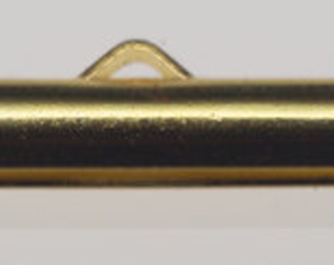 Bead Weaving Slider End Clasp Gold or Silver 20MM 10PC