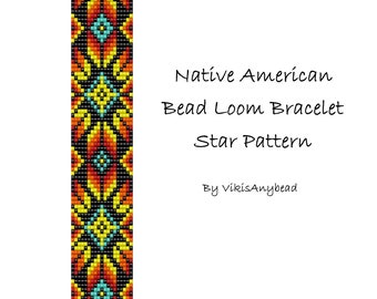 Native American Star Bracelet by VikisAnyBead