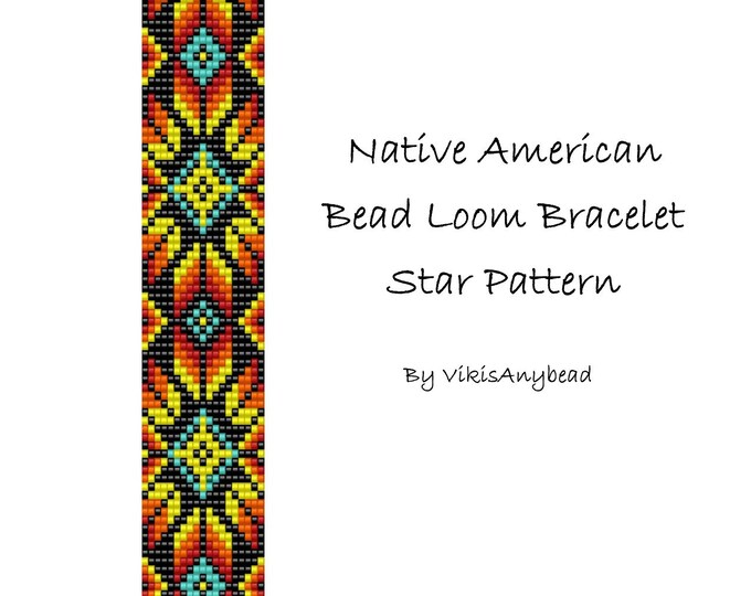 Native American Star Bracelet by VikisAnyBead