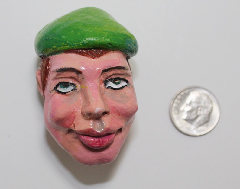 Vintage Ceramic Handcrafted Large Focal Designer Bead Head Etsy