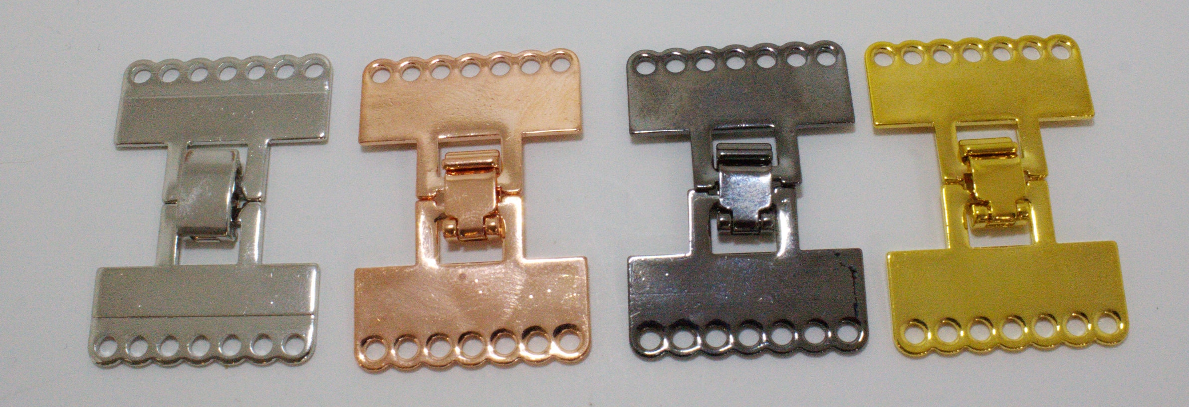 Classy Snap Lock Multi 7 Hole Clasp 1PC