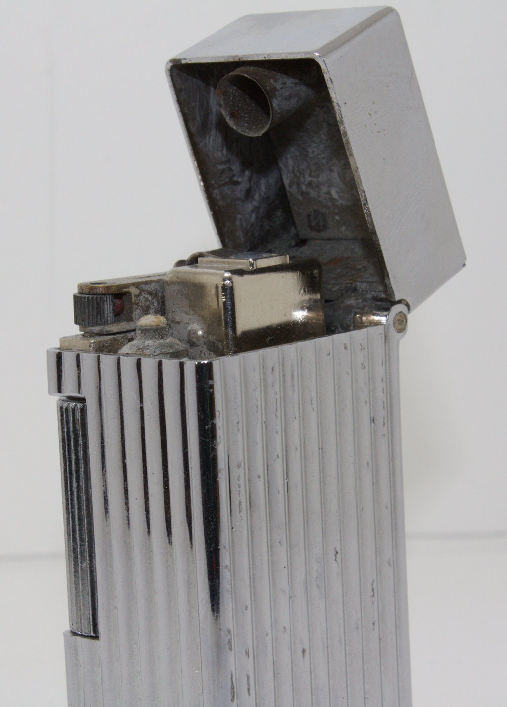 Vintage Parker Art Deco Chrome Table Lighter