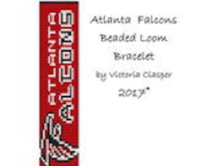 Falcons Bead Loom Bracelet by Vikiscustomdesigns